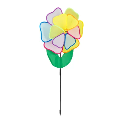 Produktbild von relaxdays Windrad Blume bunt