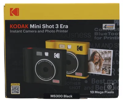 Produktbild von KODAK MINI SHOT 3 ERA Black MS300B Sofortbildkamera