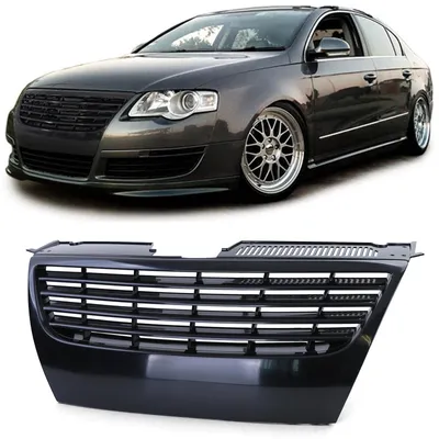Kühlergrill Sportgrill Grill für VW Passat B6 3C ab 2005-2008 – Produktansicht