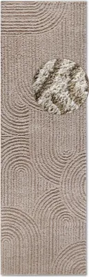 Produktbild von Elle Decoration Gallery Hochflor Teppich Chappe Beige