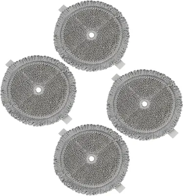 Produktbild von Wischpads Mikrofaser-Ersatztücher für Bosch Unlimited 7 ProHygienic Staubsauger, kompatibel mit BCS71HYG1 BCS712HYG5 BBS71BHYG (4 Stück)