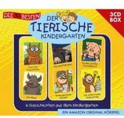 Obrázok produktu pre Die 30 besten: Der tierische Kindergarten 3-CD-Box