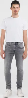 Produktbild von Replay Anbass Hyperflx 11,5 oz Grau Gewaschen Stretch Herren Baumwoll Denim in 34L – Grey / 30 / 30
