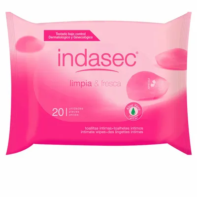 Zdjęcie produktu dla Indasec Clean And Fresh Chusteczki intymne 20 sztuk
