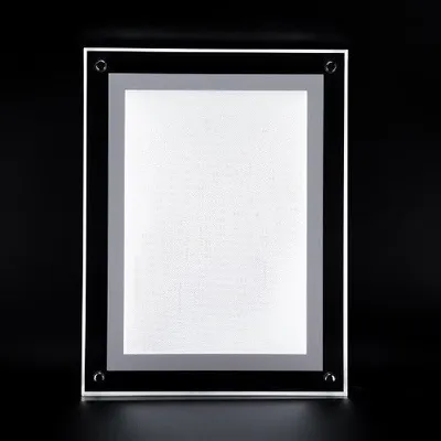 Produktbild von Sorpetaler Leuchten LED Bilderrahmen DIN A4 beleuchtet – Backlit Leuchtrahmen 5W aus Acrylglas