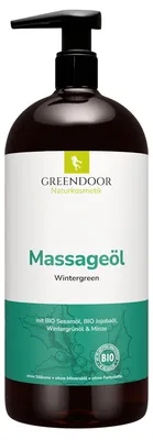 Produktbild von GREENDOOR Massageöl XL Wintergreen