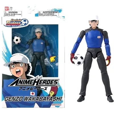 Produktbild von BANDAI - Anime Heroes - Captain Tsubasa - Genzo Wakabayashi - Action Figur, 17 cm