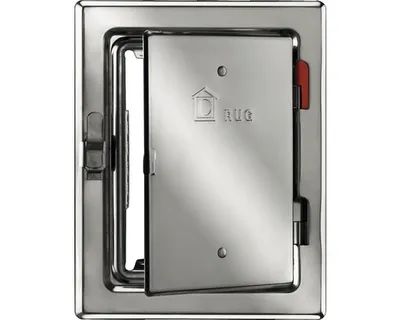 Produktbild von Kamintür Edelstahl V2A 140 mm x 200 mm