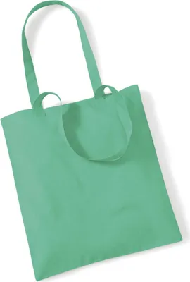 Immagine prodotto di Westford Mill W101 | Borsa per la vita - Borsa per la spesa con manici lunghi - 38 x 42 cm - Colore: Menta - Taglia: Unica