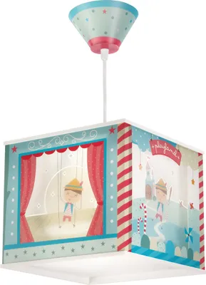 Image de Pinocchio Enfant Chambre Pendentif Lustre - Bleu
