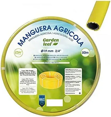 Image de Tuyau agricole couleur jaune ø intérieur 19mm ø extérieur 25mm (3/4") rouleau 50m edm