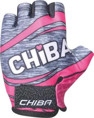 Immagine prodotto di Guanti da bici per bambini CHIBA Kids, colore rosa, traspiranti e antiscivolo.