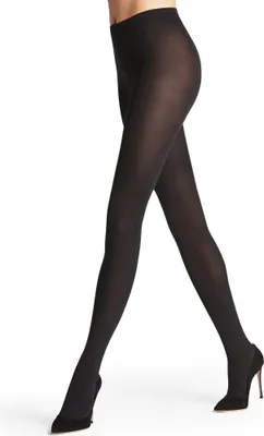 Zdjęcie produktu dla Rajstopy damskie FALKE - Bawełna Touch, kryjące, czarne M (40-42)