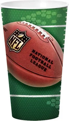 Produktbild von NFL - American Football - Party-Becher - Kunststoff SG25021 (Einheitsgröße) (Grün/Orange)