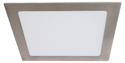 Produktbild von LED Einbaustrahler flach Eckig SuperSlim 18W Silber Ausschnittmasse205x205 mm 6000K Kaltweiß