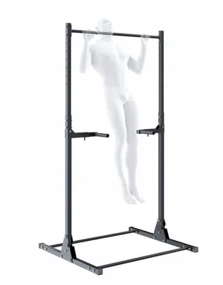 Produktbild von QLS Klimmzugstange Dipstation Verstellbar Kraftstation Training Freistehend Fit 6816