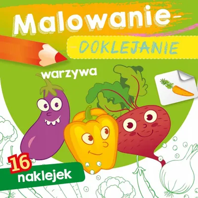 Immagine prodotto di Malen, Kleben, Gemüse, Ausmalen, Sticker