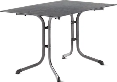 Produktbild von Klapptisch >Boulevard< in Schiefer anthrazit, Polytec® - 120x73x80cm (BxHxT)
