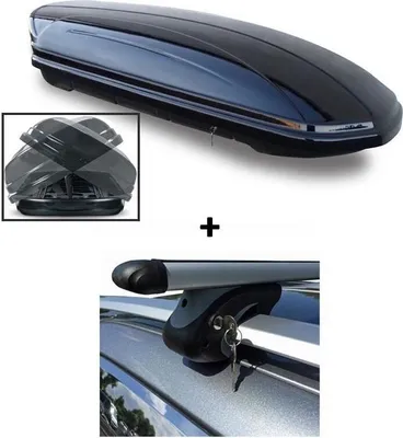 Produktbild von Skibox VDP-MAA580 DUO Relingträger Alu kompatibel mit für VW Golf VI Variant (Kombi) AJ 10-12 Schloä