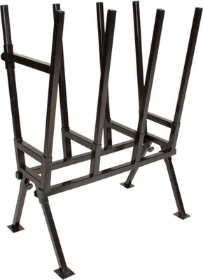 Produktbild von Varan Motors - sawhorse Sägebock, regelbarer Holzscheithalter aus Metall 103 x 50 x76cm, Max. 400kg
