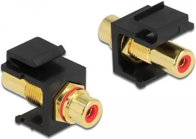 Obrázek produktu pro Delock Modulární vstup - RCA - Černá, červená
