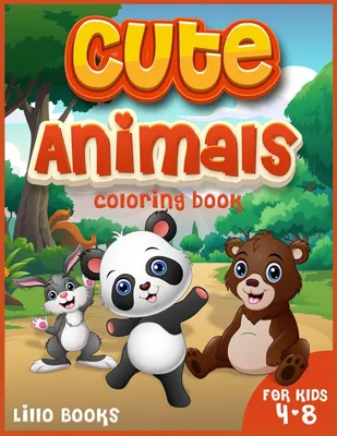Produktbild von Cute Animals Coloring book for kids 4-8