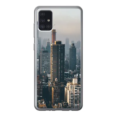 Produktbild von MuchoWow® Handyhülle Schutzhülle Hülle für Samsung Galaxy A52 5G New York - Skyline - Amerika Silikon Softcase Handy Hülle - Umschlag