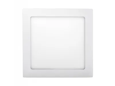 Image de LED Solution Panneau LED blanc à encastrer carré 170 x 170mm 12W Economy Couleur de la lumière : Blanc froid 10485