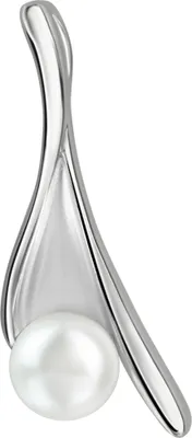 Produktbild von V Anhänger 925/- Sterling Silber 2,5cm weiß Süßwasserzuchtperle 341240155