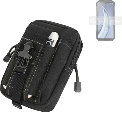 Produktbild von K-S-Trade Gürtel Tasche kompatibel mit Doogee V30 Gürteltasche Holster Schutz Hülle Handy Hülle Smartphone outdoor Handy-Hülle schwarz