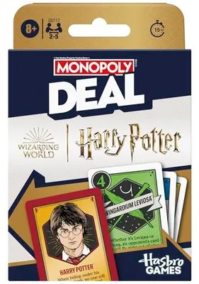 Produktbild von Harry Potter Kartenspiel Monopoly Deal - Familienspiel - ab 8 Jahren