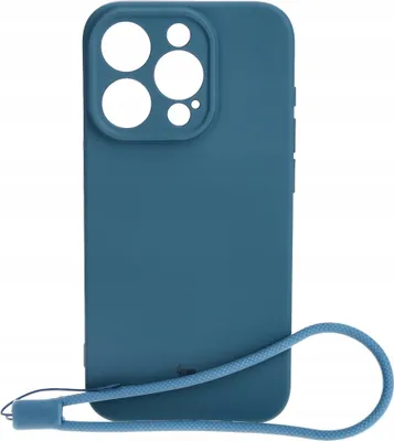 Produktbild von Bizon Case Silikon für iPhone 15 Pro, Marineblau
