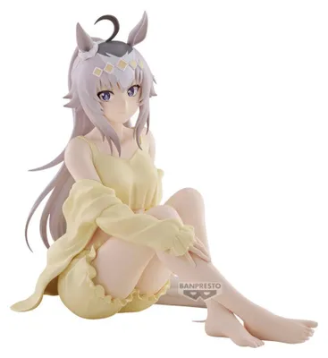 Produktbild von BANPRESTO Umamusume Aschenputtelfigur Relax Time Oguri, 14 cm, Grau