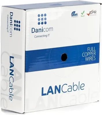 Produktbild von DANICOM CAT6 FTP 50m Starrleiter - LSZH (Dca)