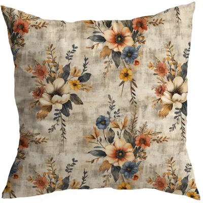 Produktbild von HomeView Dekorative Kissenhülle Frühling Blumen 50x50 cm