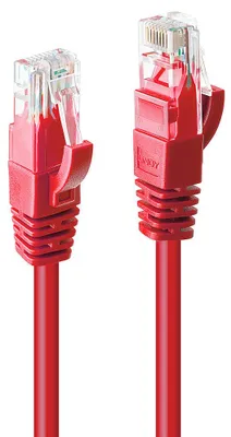 Obrázok produktu pre Lindy 48031, 0,5 m, Cat6, U/UTP (UTP), RJ-45, RJ-45, Červená