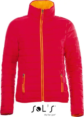 Produktbild von SOLs 01170 | Damen Light Padded Jacke Ride - Farbe: Red - Größe: XL