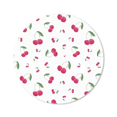 Produktbild von MuchoWow® Mauspad Mousepad Kirsche - Aquarellfarbe - Obst 20x20 cm - Mousepads - Maus Mat - Pad - Mausunterlage - Schreibtischmatte