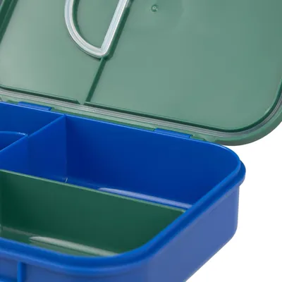 Produktbild von Bento Box Brotbox Frühstücksbox für Kinder/Lunchbox Little Gang Rainbow Green - LÄSSIG