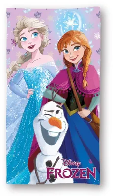Produktbild von Disney Frozen Strandhandtuch Mikrofaser 140x70 – Leichtes Badehandtuch für Meer & Pool