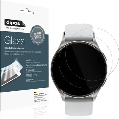 Produktbild von 2x Schutzfolie für Baolubao W60 Smartwatch - Anti-Shock 9H Folie dipos Glass Kunststoffglas