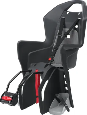 Produktbild von POLISPORT Koolah FF Hinterer Kinderfahrradsitz Rahmenbefestigung - Dark Grey/Silver