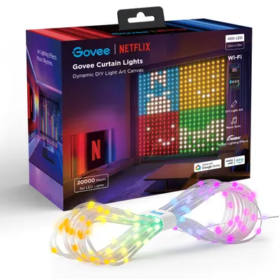 Produktbild von Govee Netflix WIFI & Bluetooth Curtain Lighting