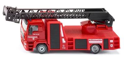 Produktbild von SUPER MAN Feuerwehr Drehleiter (rot)