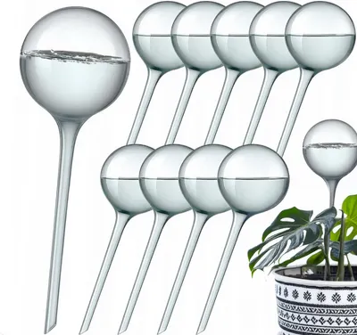 Produktbild von Gießkugeln für Blumen und Pflanzen, FLOWER POWER Spenderset mit 10 Stück., KI-generiertes Bild