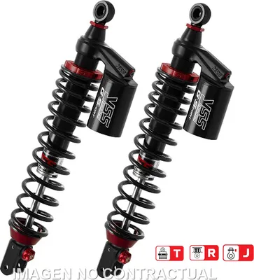 Produktbild von YSS verstellbare Hinterstoßdämpfer TG302-405TRJ-04-888A Länge 405-415 mm