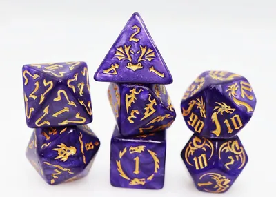 Produktbild von Foam Brain Games Würfelset Drake's Flight für Rollenspiele