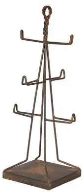 Immagine prodotto di Portabicchieri Clayre & Eef 16x16x38 cm in metallo marrone