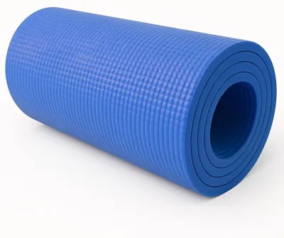 Image de Tapis de yoga - 173 x 61 cm - 3 mm - Bleu - Pliable