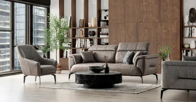 Produktbild von Komfortable Sofagarnitur mit 3+1 Sitzer für kleine und stilvolle Räume